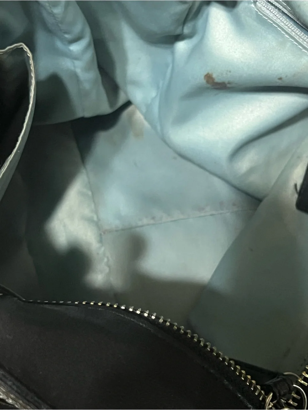 Coach Black and Olive Green Logo Patchwork Tote